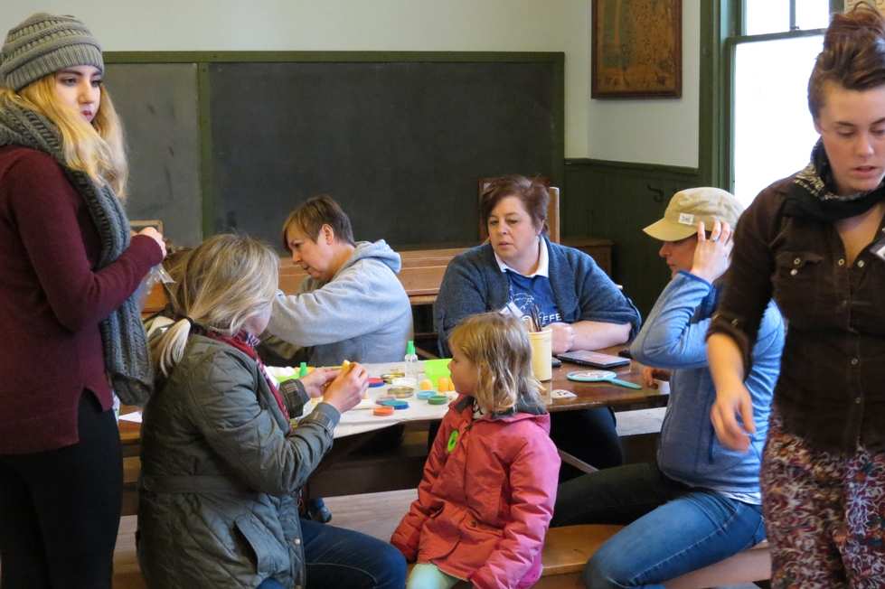 Alumni board at Sugar Bush Festival